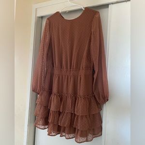 Short ruffle dress size Medium